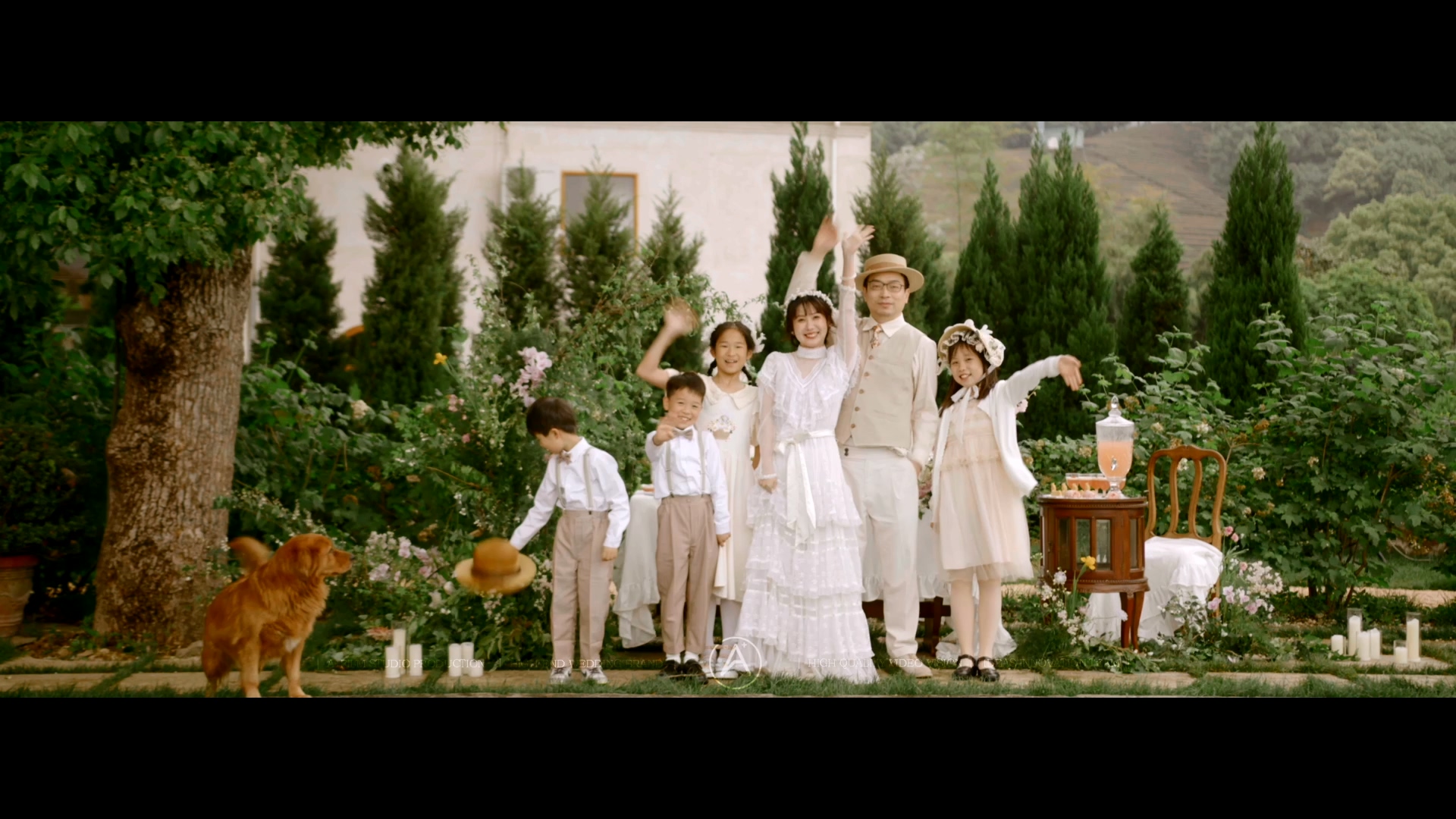 是电影，是爱情，是法式婚礼现场的美好